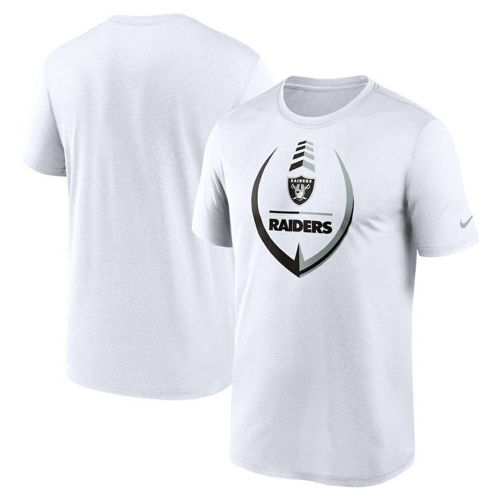 Las Vegas Raiders Icon Legend Performance T-Shirt White | Nike for Sale