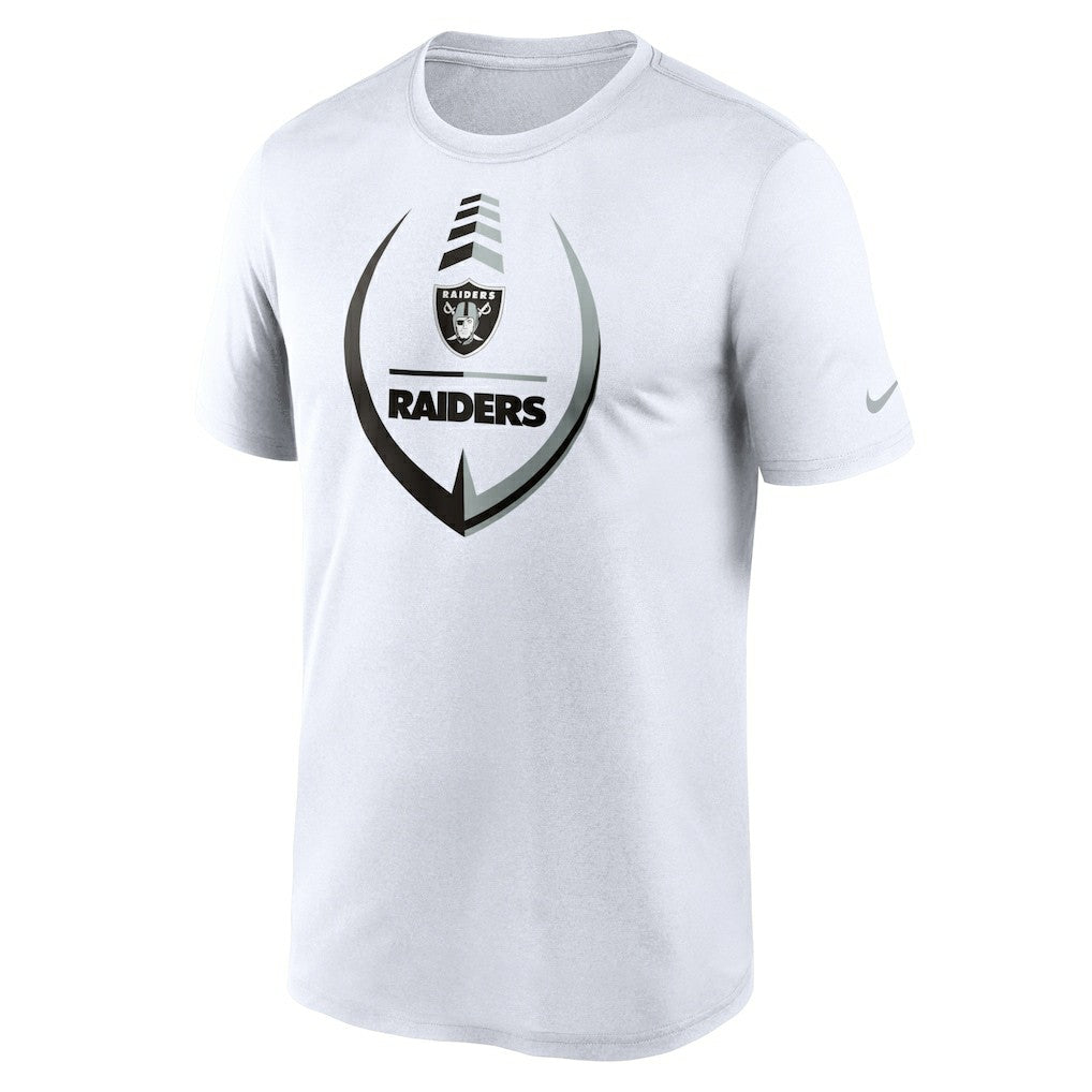 Las Vegas Raiders Icon Legend Performance T-Shirt White | Nike for Sale