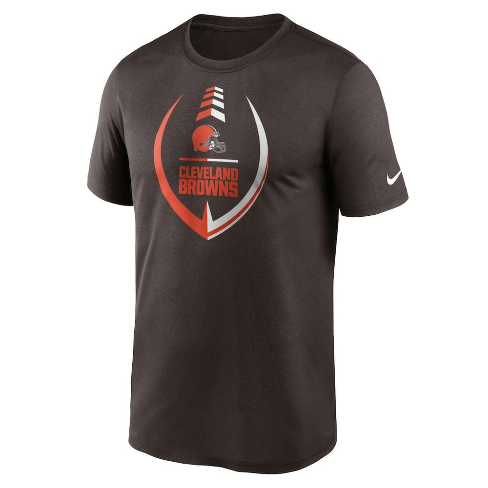 Cleveland Browns Icon Legend Performance T-Shirt Brown | Nike for Sale