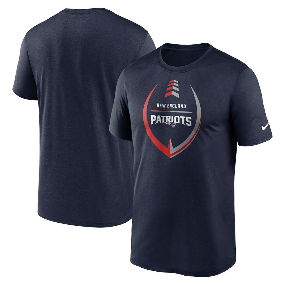 New England Patriots Icon Legend Performance T-Shirt Navy | Nike for Sale
