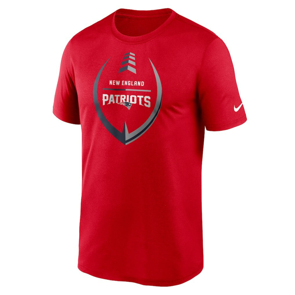 New England Patriots Icon Legend Performance T-Shirt Red | Nike for Sale
