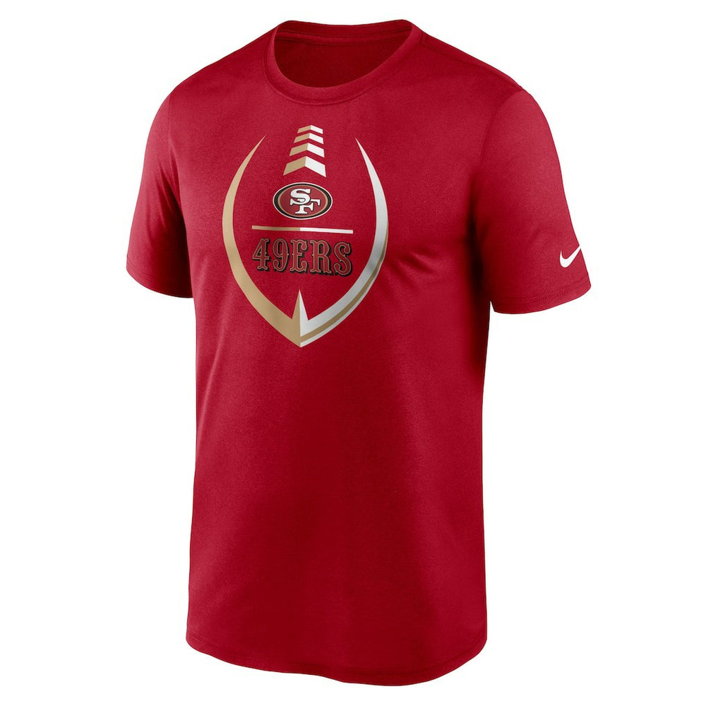 San Francisco 49ers Icon Legend Performance T-Shirt Scarlet | Nike for Sale
