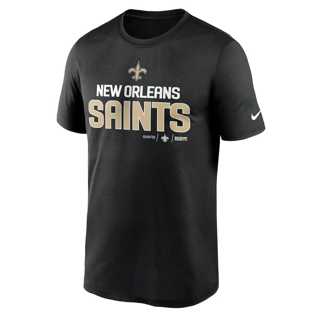 New Orleans Saints Legend Community Performance T-Shirt Black | Nike for Sale