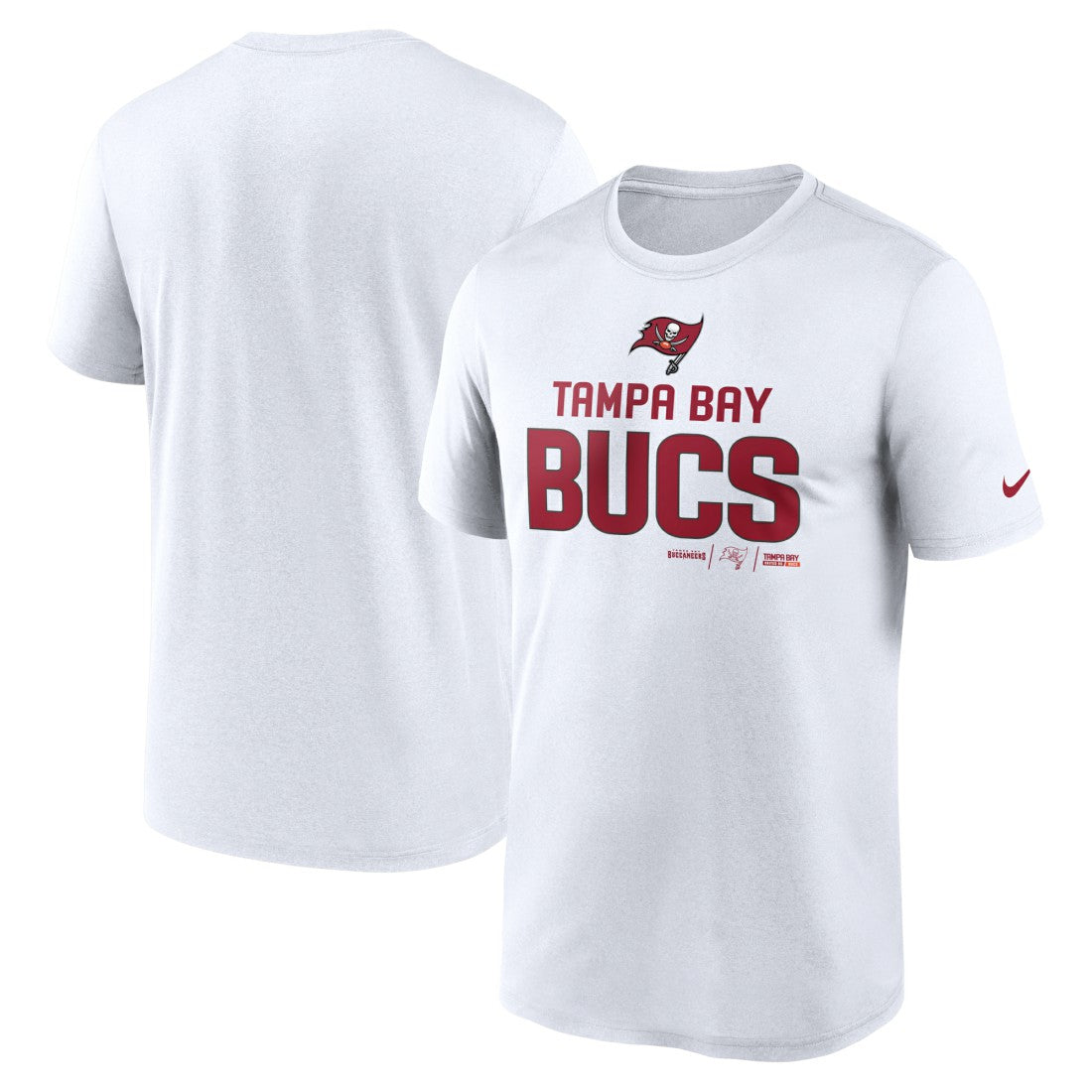 Tampa Bay Buccaneers Legend Community Performance T-Shirt White | Nike for Sale