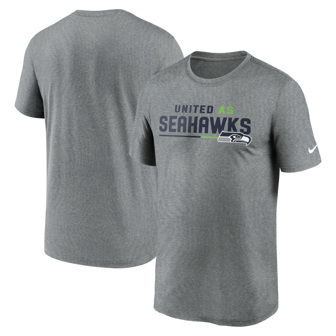 Seattle Seahawks Legend Team Shoutout Performance T-Shirt Heather Gray | Nike for Sale