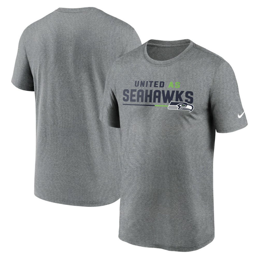 Seattle Seahawks Legend Team Shoutout Performance T-Shirt Heather Gray | Nike for Sale
