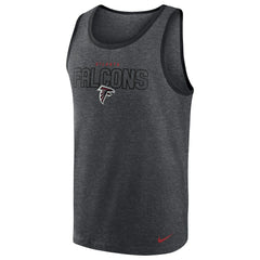 Atlanta Falcons Tri-Blend Tank Top Heathered Charcoal | Nike for Sale