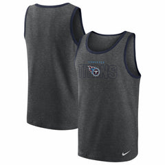 Tennessee Titans Tri-Blend Tank Top Heathered Charcoal | Nike for Sale