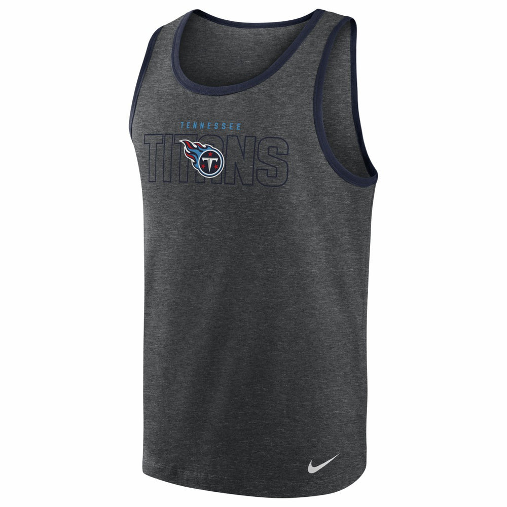 Tennessee Titans Tri-Blend Tank Top Heathered Charcoal | Nike for Sale