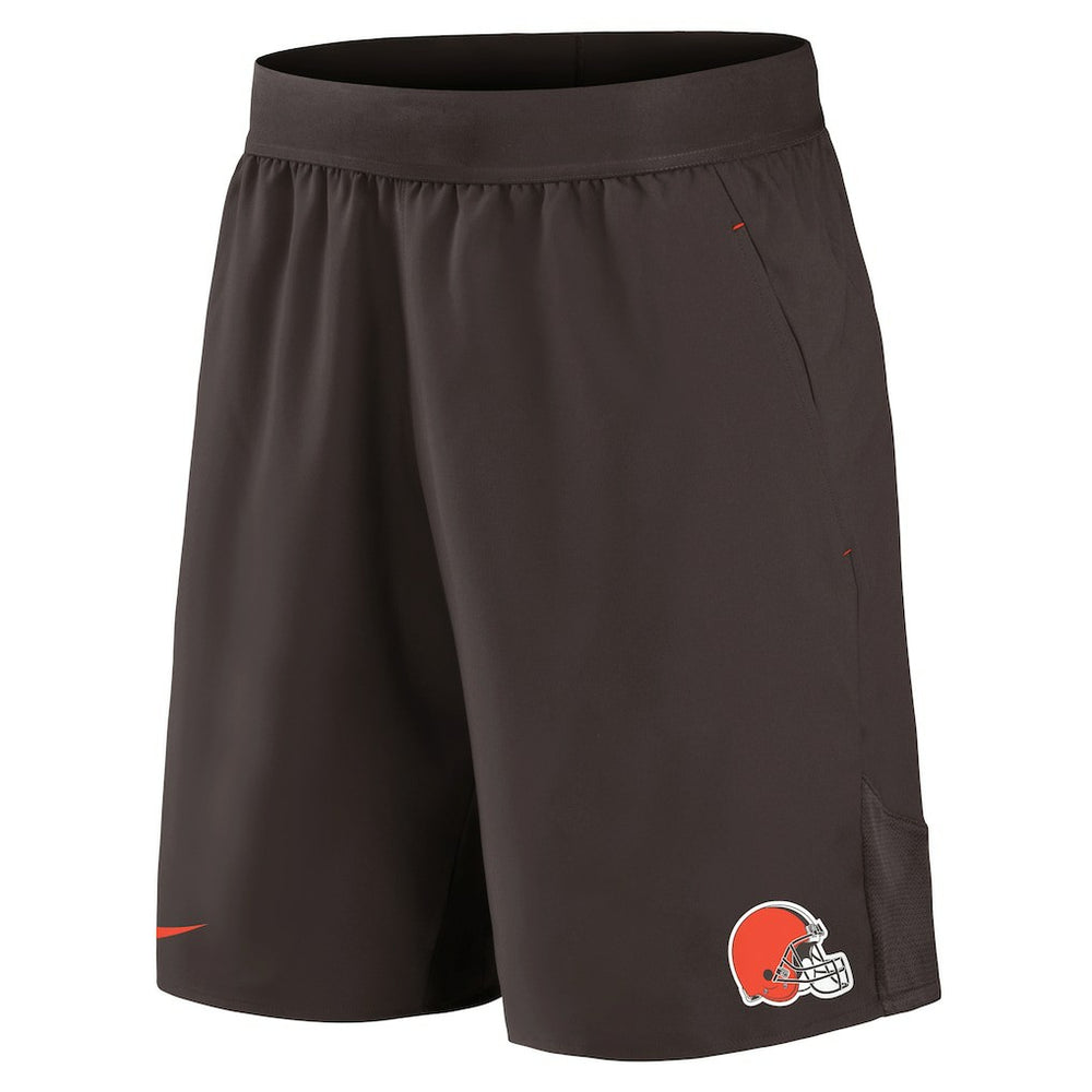 Cleveland Browns Stretch Woven Shorts Brown | Nike for Sale