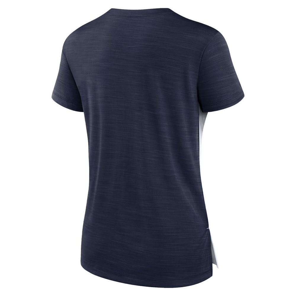 Tennessee Titans Women's Impact Exceed Performance Notch Neck T-Shirt White/Navy | Nike for Sale