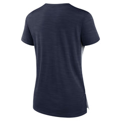 Tennessee Titans Women's Impact Exceed Performance Notch Neck T-Shirt White/Navy | Nike for Sale