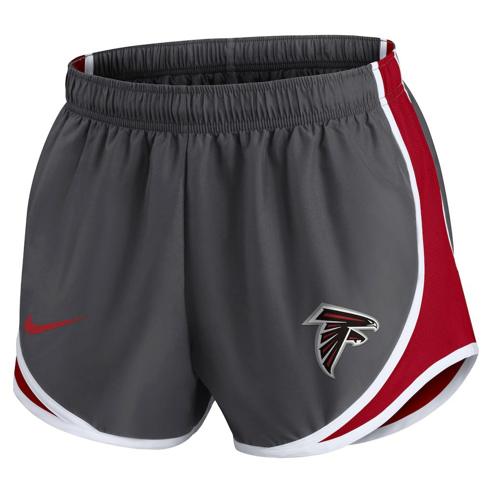 Atlanta Falcons Women's Team Logo Performance Tempo Shorts Charcoal | Nike for Sale