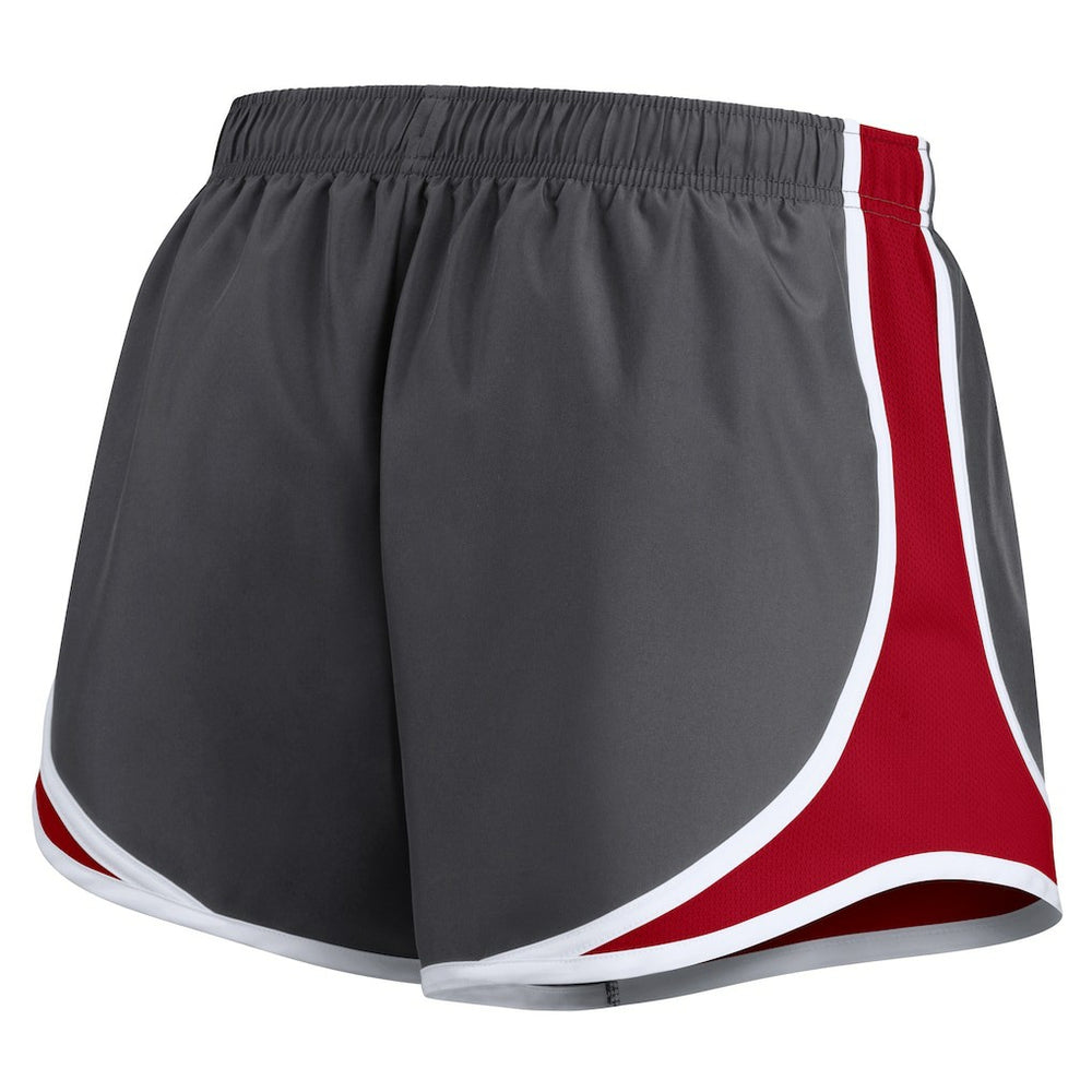 New York Giants Women's Team Logo Performance Tempo Shorts Charcoal | Nike for Sale