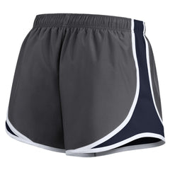 Los Angeles Chargers Women's Team Logo Performance Tempo Shorts Charcoal | Nike for Sale