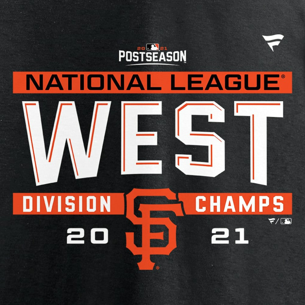 San Francisco Giants Youth 2021 NL West Division Champions Locker Room T-Shirt - MLB