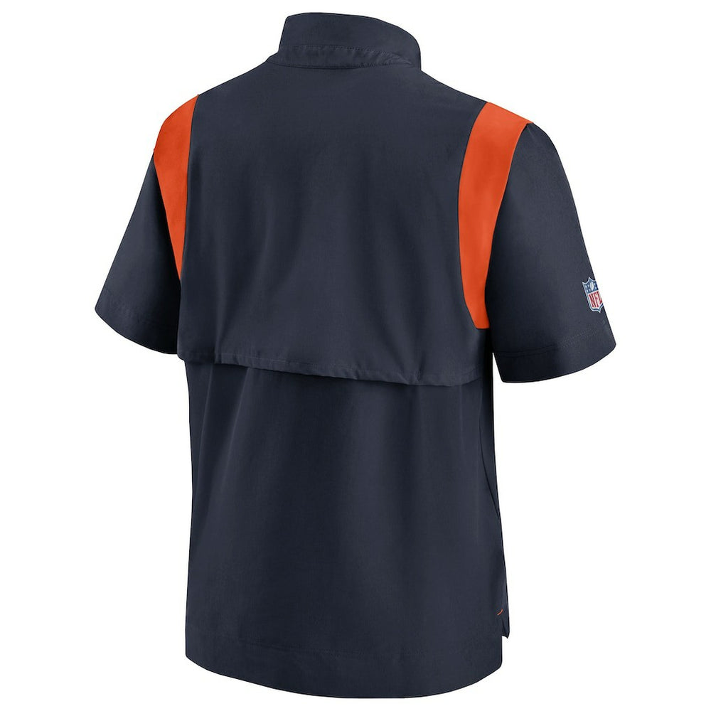 Chicago Bears Sideline Coaches Chevron Lockup Pullover Top Navy | Nike for Sale