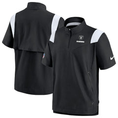 Las Vegas Raiders Sideline Coaches Chevron Lockup Pullover Top Black | Nike for Sale