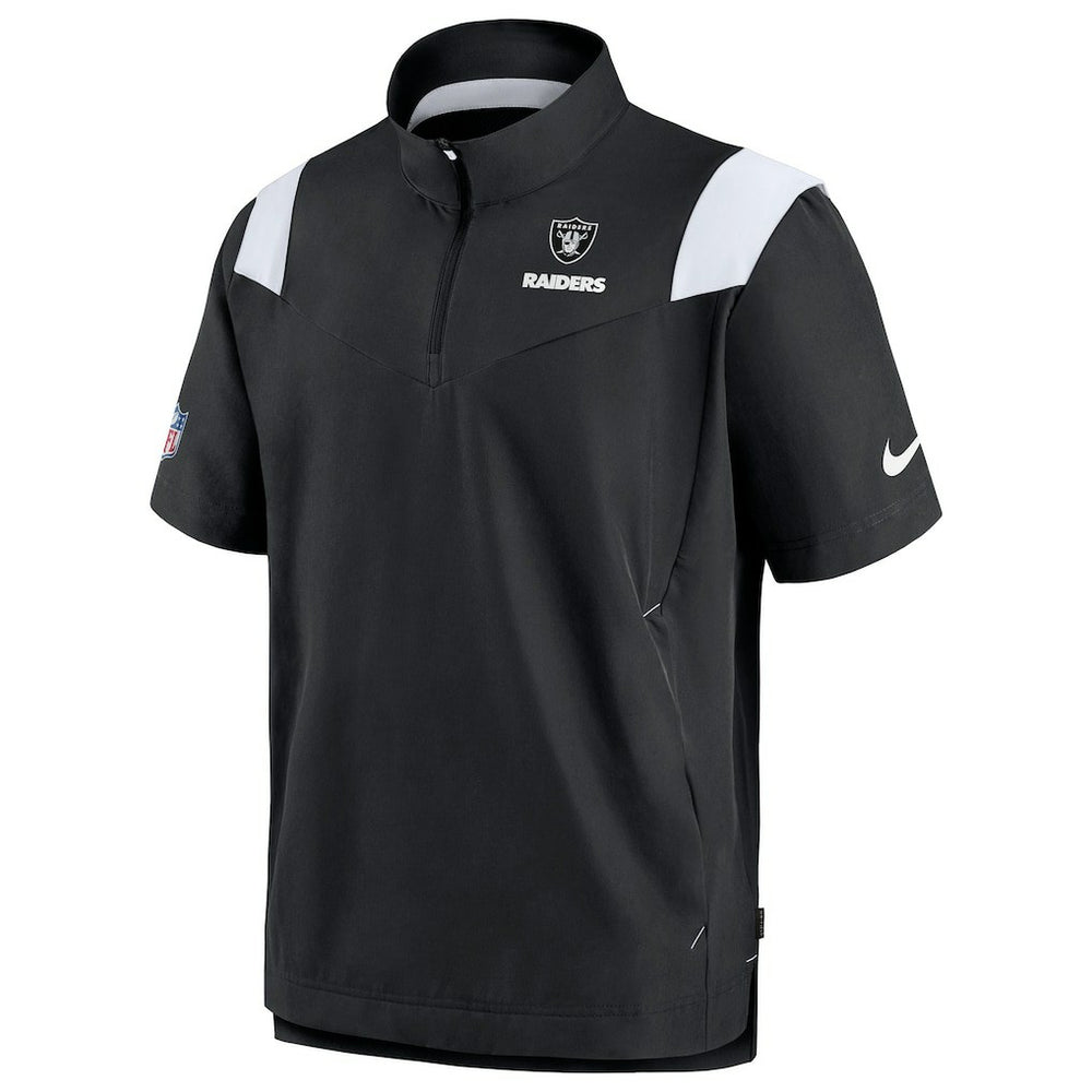 Las Vegas Raiders Sideline Coaches Chevron Lockup Pullover Top Black | Nike for Sale