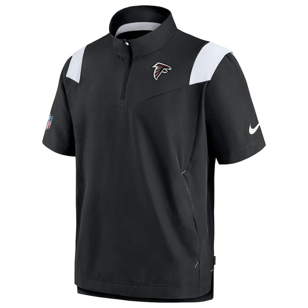 Atlanta Falcons Sideline Coaches Chevron Lockup Pullover Top Black | Nike for Sale