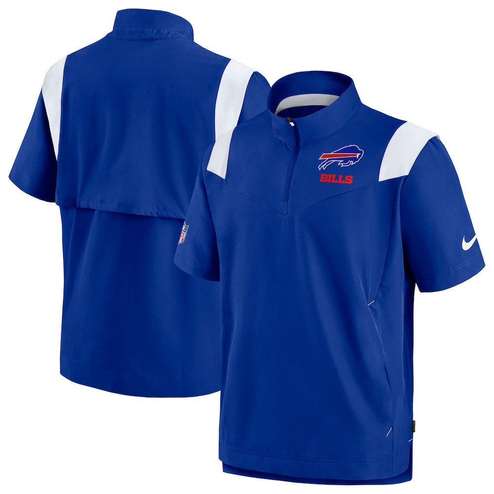 Buffalo Bills Sideline Coaches Chevron Lockup Pullover Top Royal | Nike for Sale