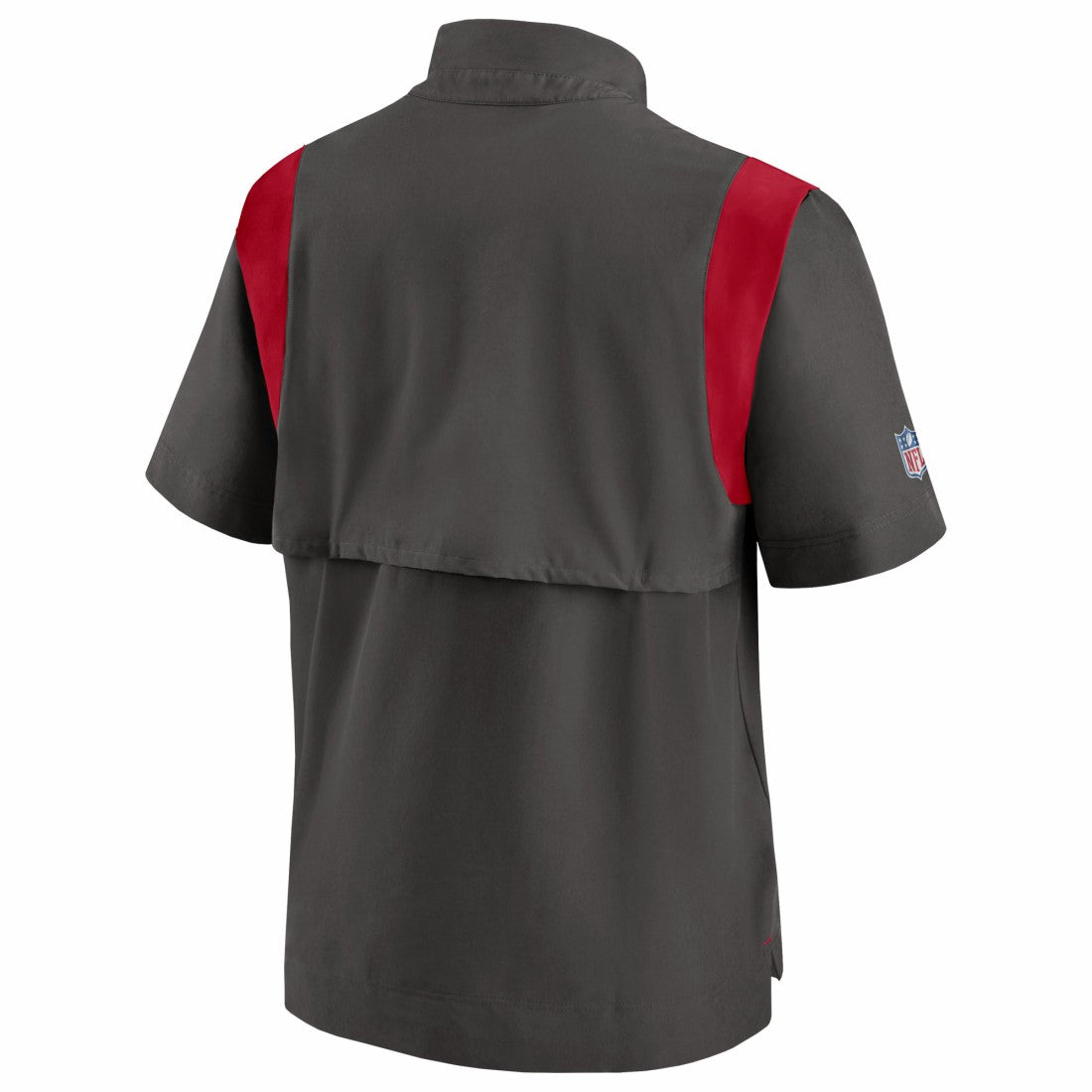 Tampa Bay Buccaneers Sideline Coaches Chevron Lockup Pullover Top Pewter | Nike for Sale