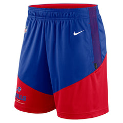 Buffalo Bills Sideline Primary Lockup Performance Shorts Royal/Red | Nike for Sale