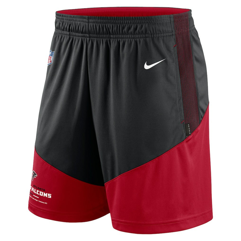 Atlanta Falcons Sideline Primary Lockup Performance Shorts Black/Red | Nike for Sale