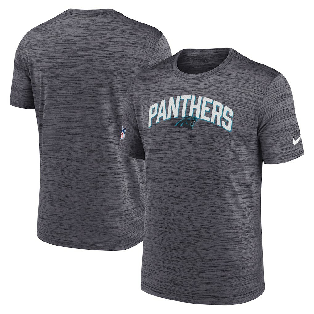 Carolina Panthers Sideline Velocity Athletic Stack Performance T-Shirt Black | Nike for Sale