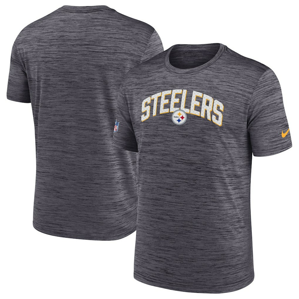 Pittsburgh Steelers Sideline Velocity Athletic Stack Performance T-Shirt Black | Nike for Sale