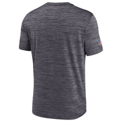 Pittsburgh Steelers Sideline Velocity Athletic Stack Performance T-Shirt Black | Nike for Sale