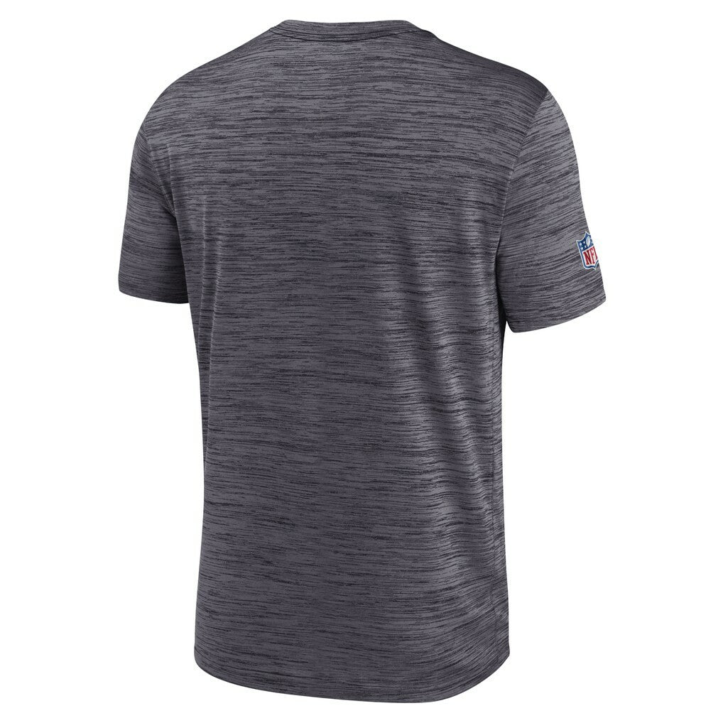 New Orleans Saints Sideline Velocity Athletic Stack Performance T-Shirt Black | Nike for Sale