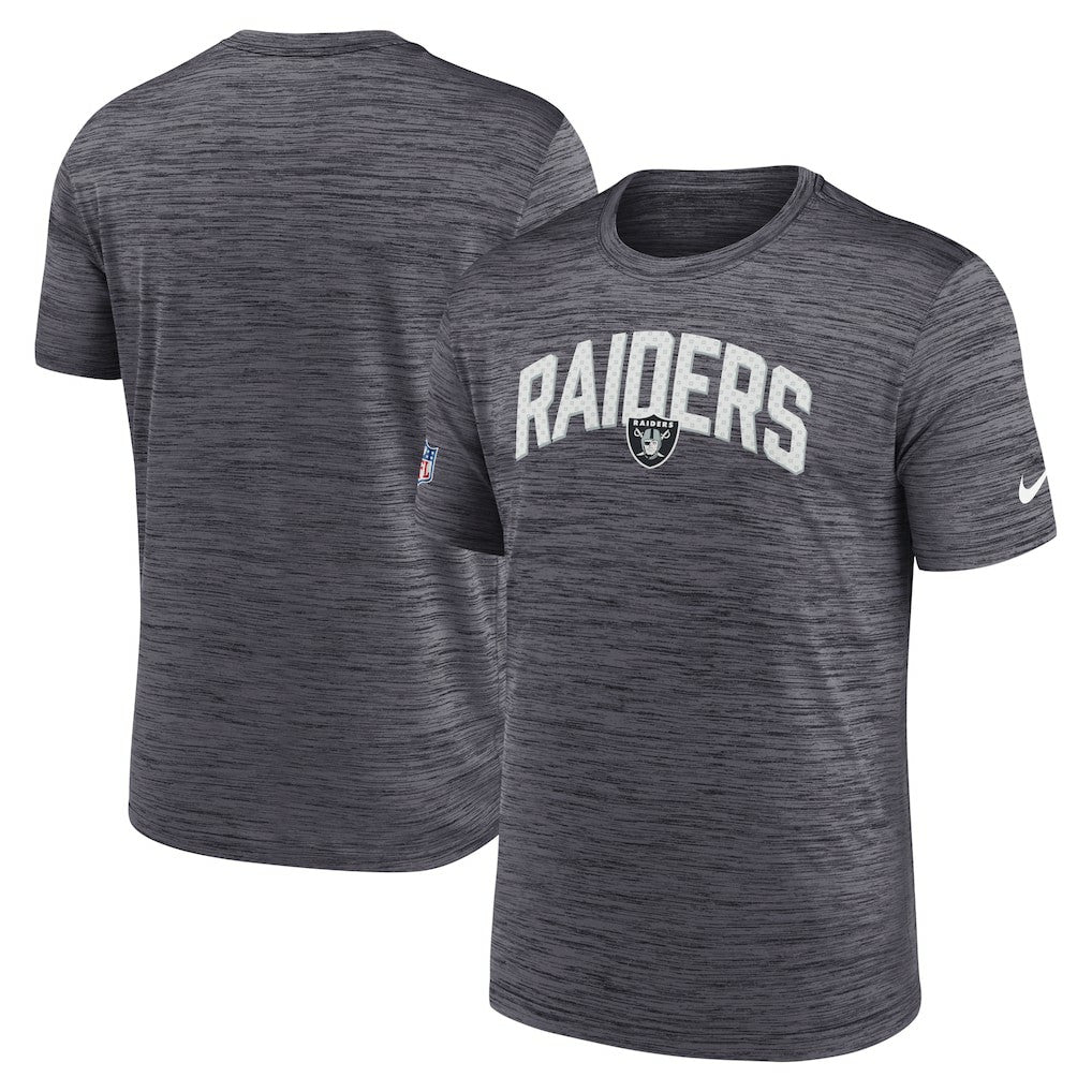 Las Vegas Raiders Sideline Velocity Athletic Stack Performance T-Shirt Black | Nike for Sale