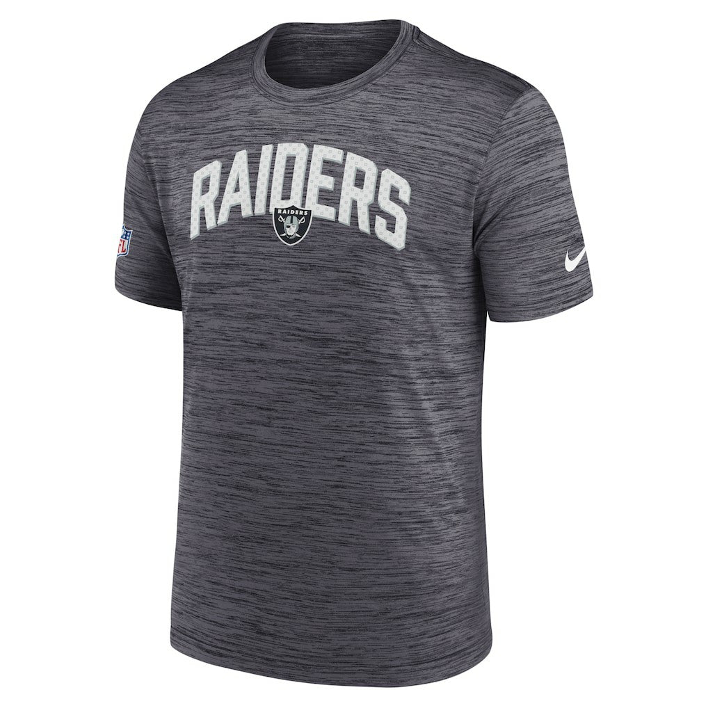 Las Vegas Raiders Sideline Velocity Athletic Stack Performance T-Shirt Black | Nike for Sale