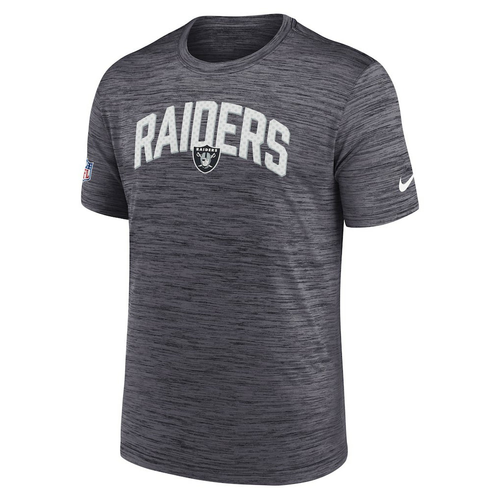 Las Vegas Raiders Sideline Velocity Athletic Stack Performance T-Shirt Black | Nike for Sale