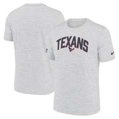 Houston Texans Sideline Velocity Athletic Stack Performance T-Shirt White | Nike for Sale