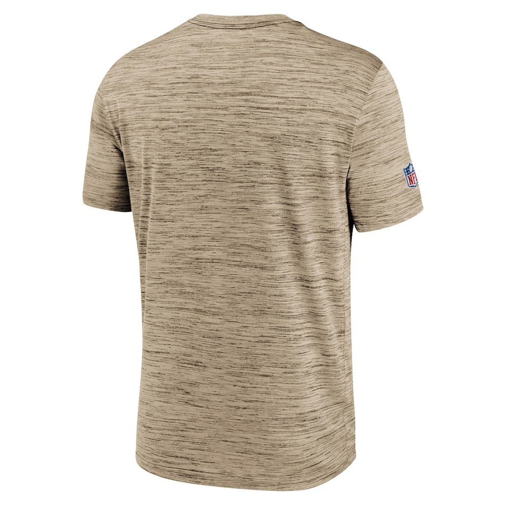 Cleveland Browns Sideline Velocity Athletic Stack Performance T-Shirt Brown | Nike for Sale