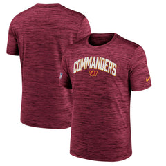 Washington Commanders Sideline Velocity Athletic Stack Performance T-Shirt Burgundy | Nike for Sale