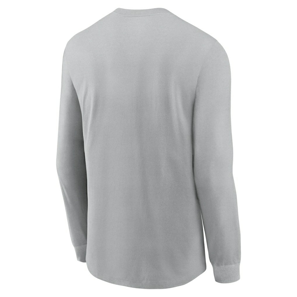 Arizona Cardinals Sideline Infograph Lock Up Performance Long Sleeve T-Shirt Gray | Nike for Sale