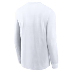 Indianapolis Colts Sideline Infograph Lock Up Performance Long Sleeve T-Shirt White | Nike for Sale
