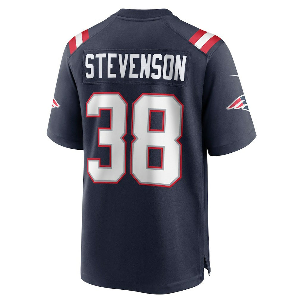 Rhamondre Stevenson New England Patriots Game Jersey Navy | Nike for Sale