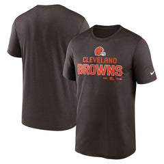 Cleveland Browns Legend Community Performance T-Shirt Brown | Nike for Sale