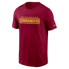Washington Commanders Wordmark T-Shirt Burgundy | Nike for Sale