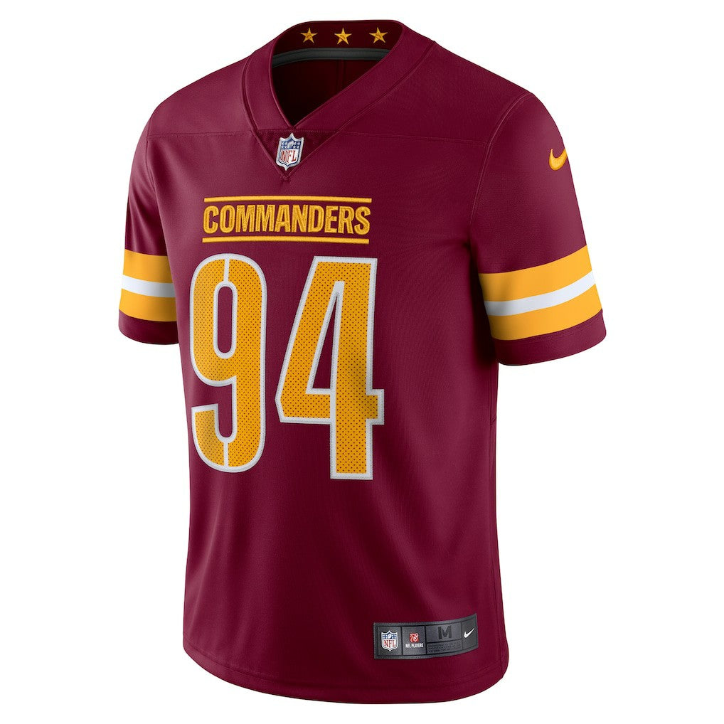 Da'Ron Payne Washington Commanders Vapor Limited Jersey Burgundy | Nike for Sale
