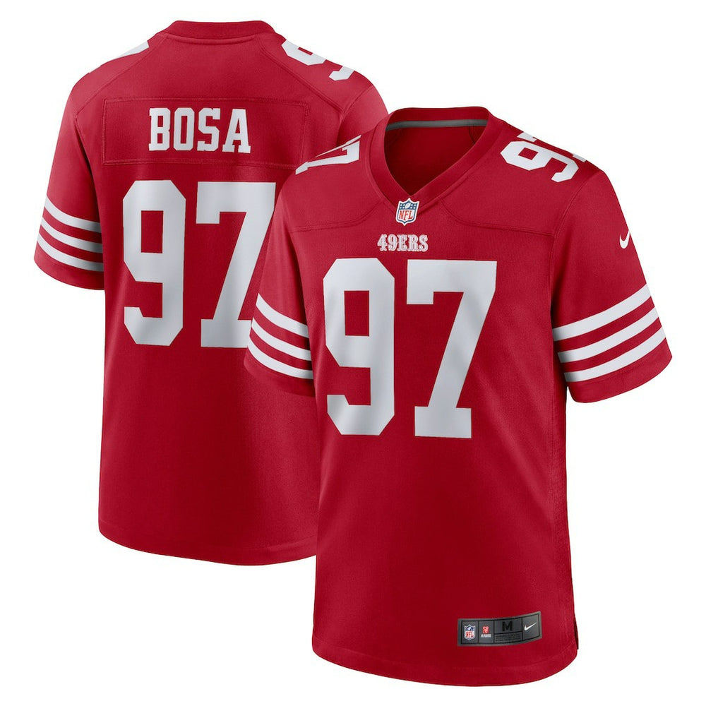 Nick Bosa San Francisco 49ers Team Game Jersey Scarlet | Nike for Sale
