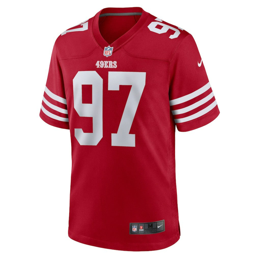 Nick Bosa San Francisco 49ers Team Game Jersey Scarlet | Nike for Sale