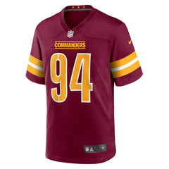 Da'Ron Payne Washington Commanders Game Jersey Burgundy | Nike for Sale