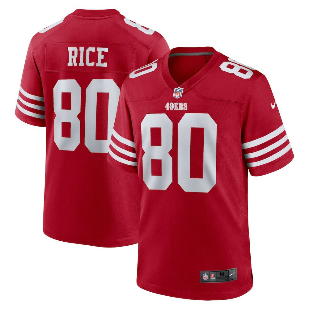 Jerry Rice San Francisco 49ers Retired Game Player Jersey Scarlet | Nike for Sale