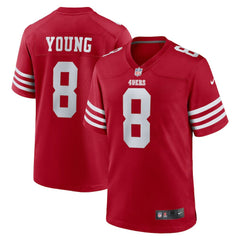 Steve Young San Francisco 49ers Retired Game Player Jersey Scarlet | Nike for Sale