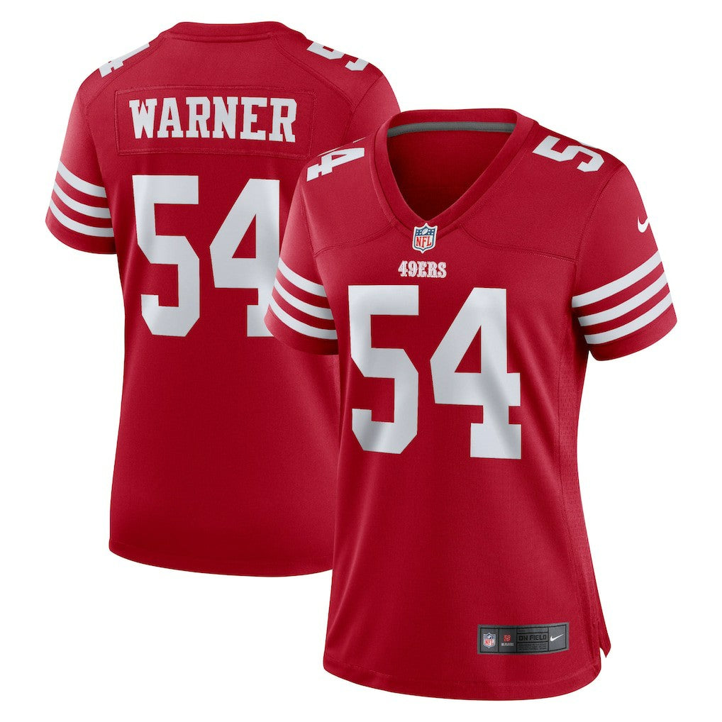 Fred Warner San Francisco 49ers Women's Game Player Jersey Scarlet | Nike for Sale